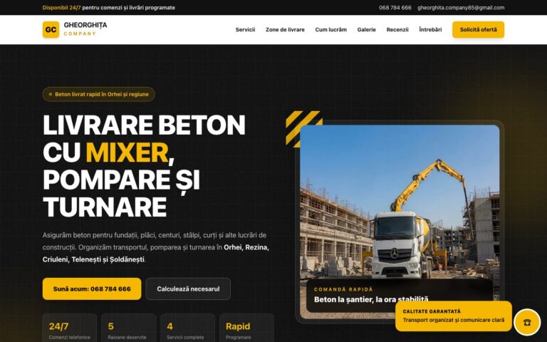 Betonorhei.md – magazin online și optimizare SEO