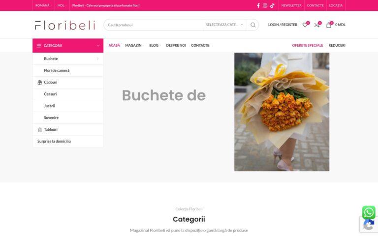 Floribeli – magazin online și optimizare SEO